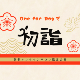 One for Dog で 初詣！？