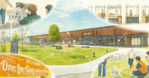 愛犬文化フェス会場イメージ（無印良品 東武動物公園駅前）