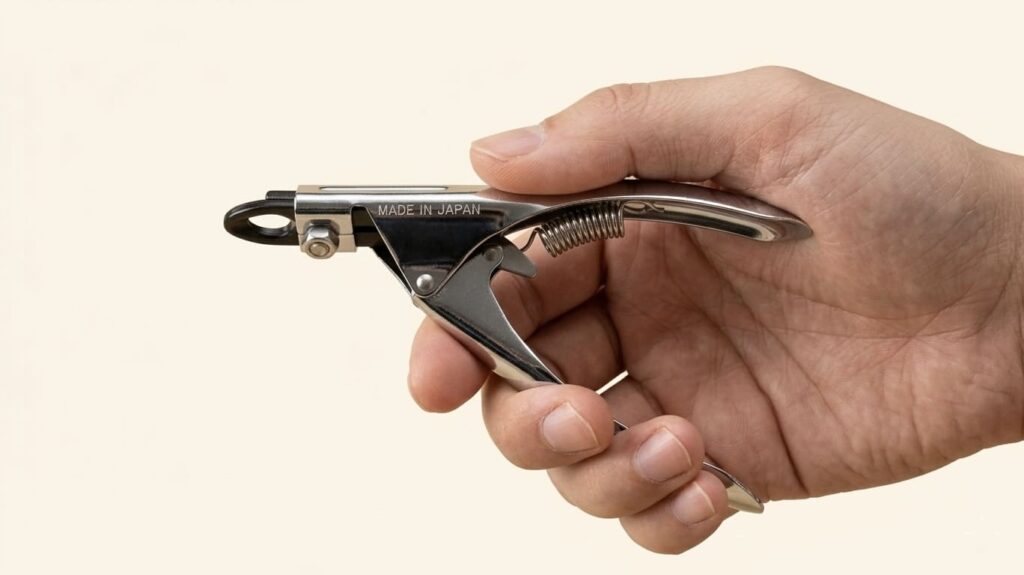 犬の爪切りに使うギロチンタイプの爪切り