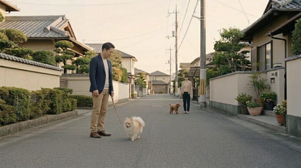 犬同士の挨拶 マナー｜挨拶を短く切り上げて距離を取る正しい判断